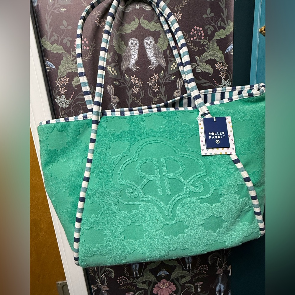 Roller Rabbit x Target NWT Beach Green Tote Bag